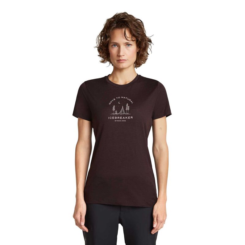 Icebreaker W Merino 150 Tech Lite SS Tee Peaceful Pass image number 4