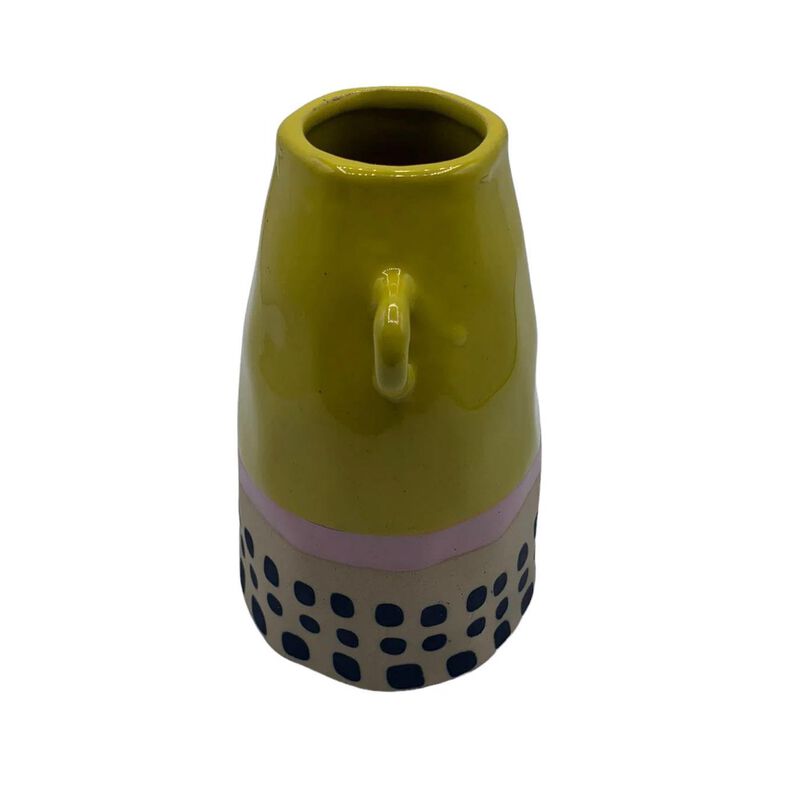 House Of Disaster Bloc Yellow Vase image number 1