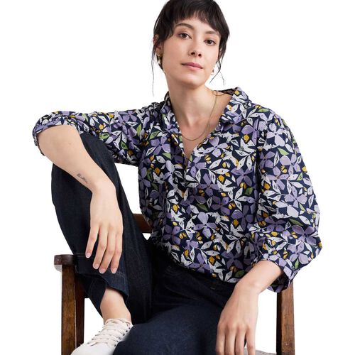 Seasalt Cornwall Hope Cottage Blouse Headland Collage Maritime