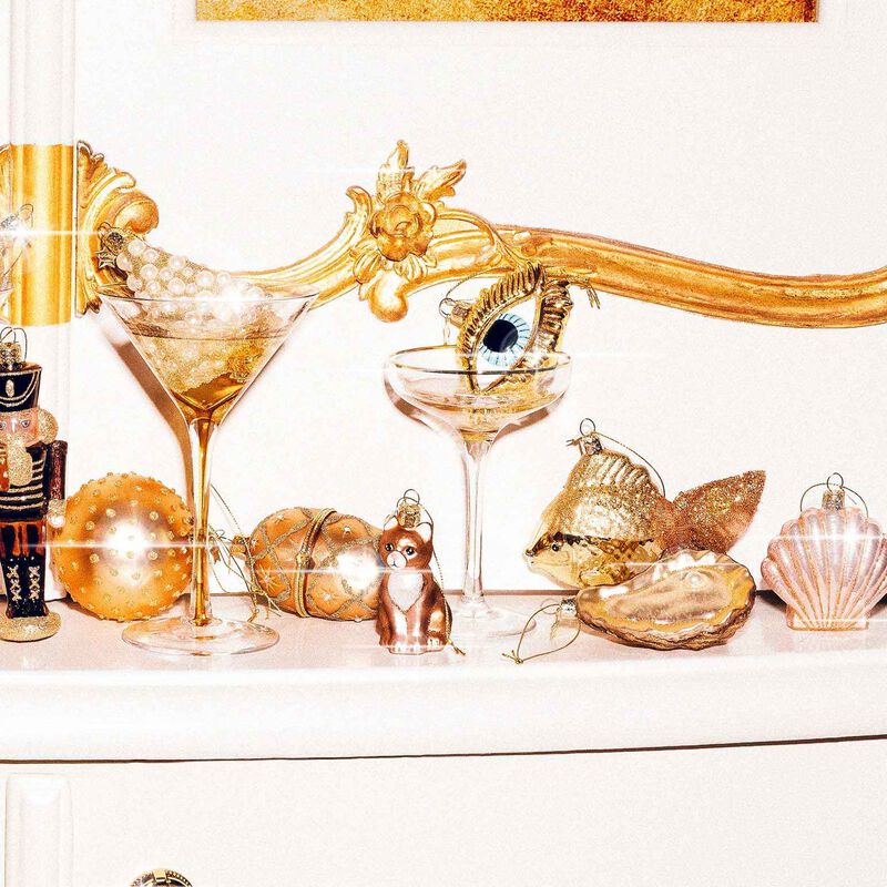 Vondels Ornament Glass Oyster 10cm image number 1