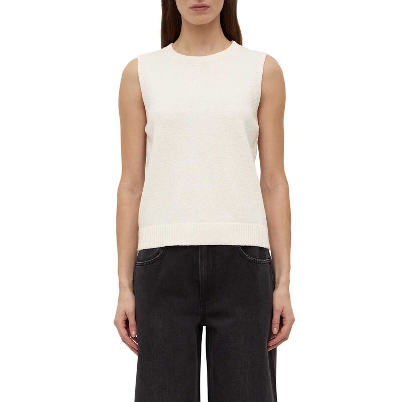 Assembly Label Palma Knit Vest Cream image number 0