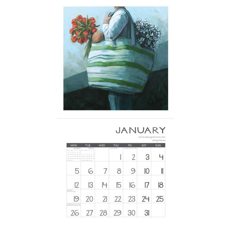Abbey Merson 2026 Wall Calendar image number 1