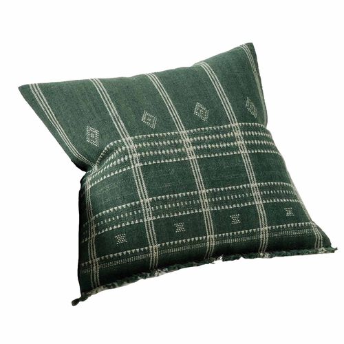 Pottery Barn Kellan Yarn Dyed Woven Pillow 61cm Pine