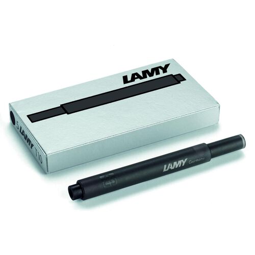 LAMY T10 Ink Cartridges (Pk 5) Black