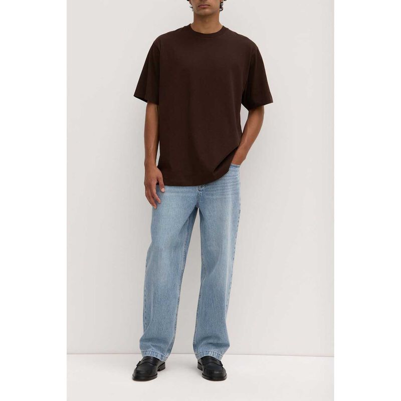 Assembly Label Knox Organic Oversized Tee Ganache image number 2