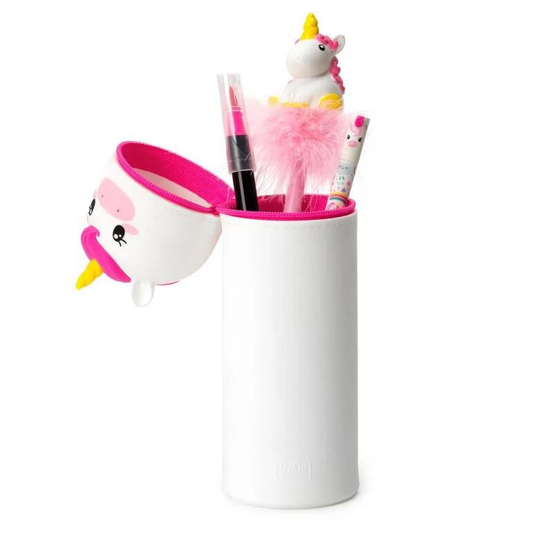 Legami Kawaii 2-In-1 Soft Silicone Unicorn Pencil Case image number 1