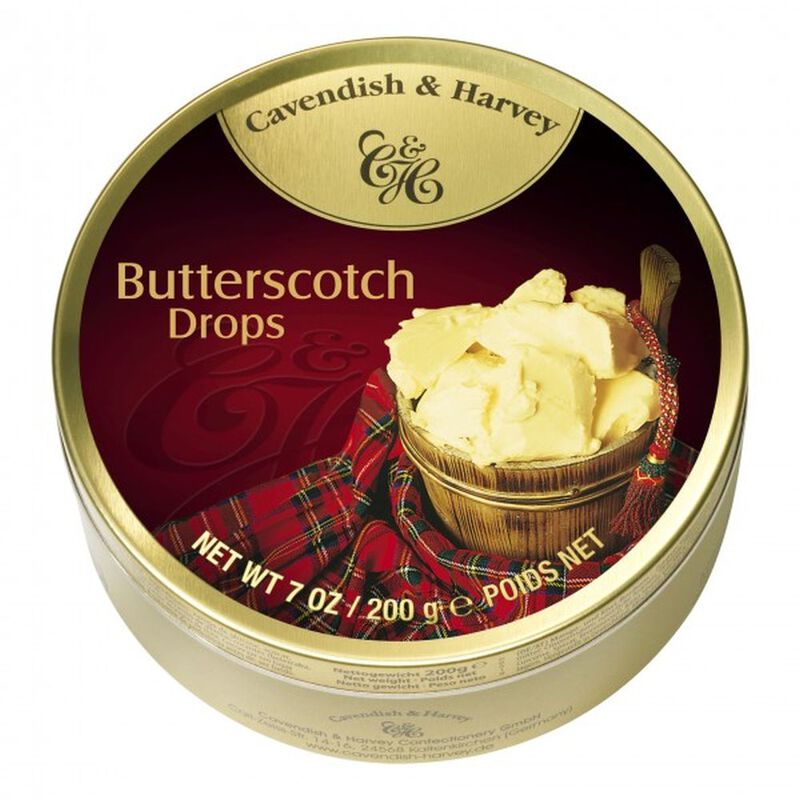 Cavendish & Harvey Butterscotch Drops 200g image number 0
