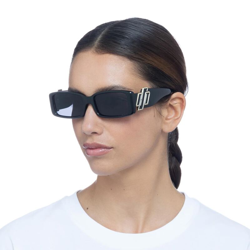 Le Specs Cruel Intentions Black Sunglasses image number 2