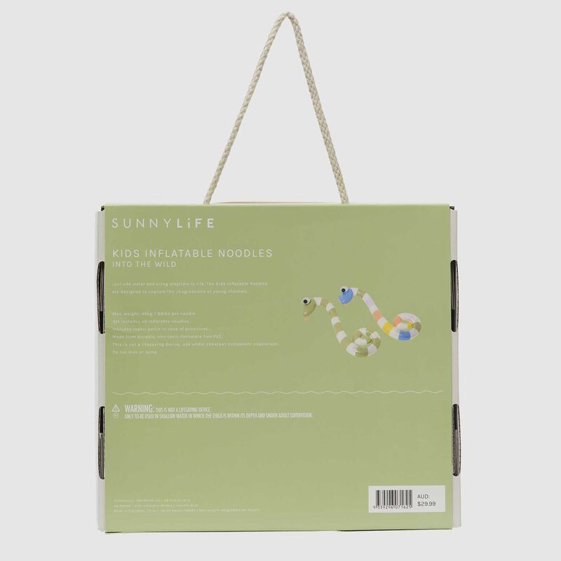 SUNNYLiFE Kids Inflatable Noodle Into The Wild Set Of 2 image number 3