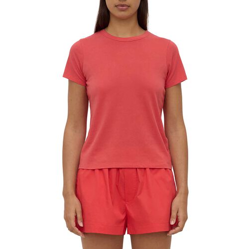 Assembly Label Indi Short Sleeve Tee Washed Chilli