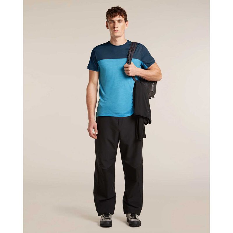 Icebreaker Mens Merino 125 Cool-Lite Sphere III SS Tee Colour Block image number 3