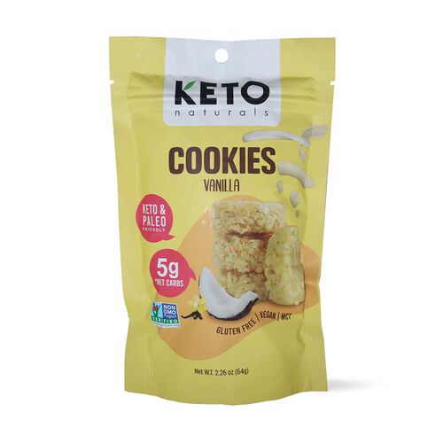 KETO Naturals Cookies Vanilla 64g