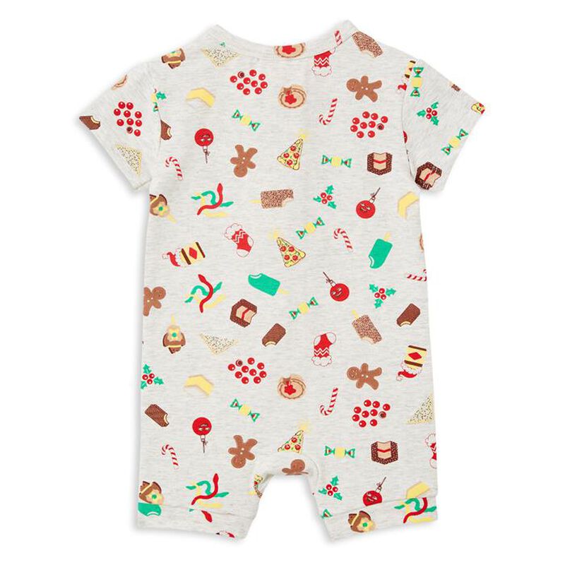 Milky Summer Christmas Zip Romper image number 1