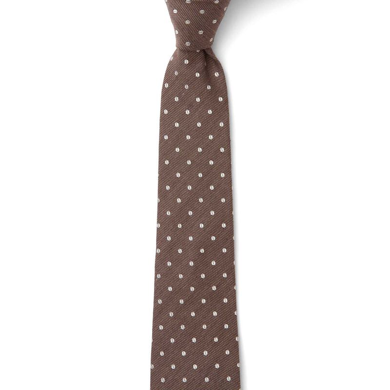 Cambridge Matte Polkadot 7.5cm Tie image number 2