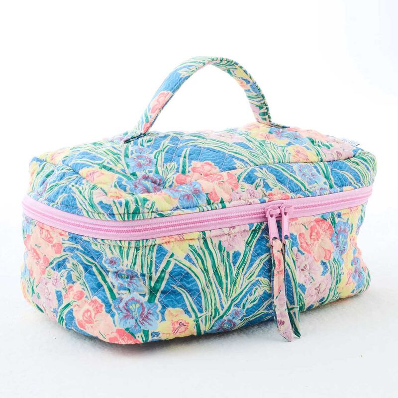 Kip&Co X Anna Spiro Gladiolus Quilted Cotton Toiletry Case image number 2
