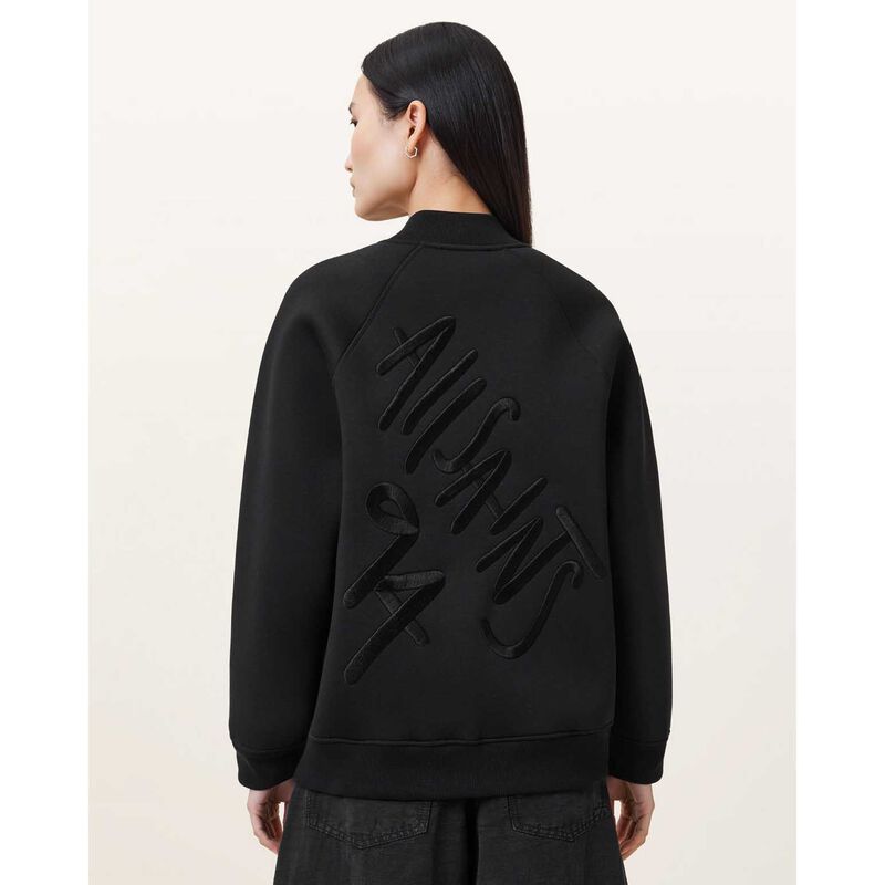 AllSaints Nicola Oversized Bomber Jacket image number 1