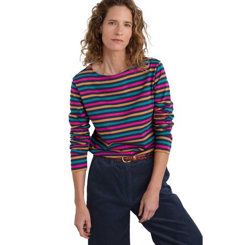 Seasalt Cornwall Sailor Shirt Tri Mini Cornish Maritime Coulis
