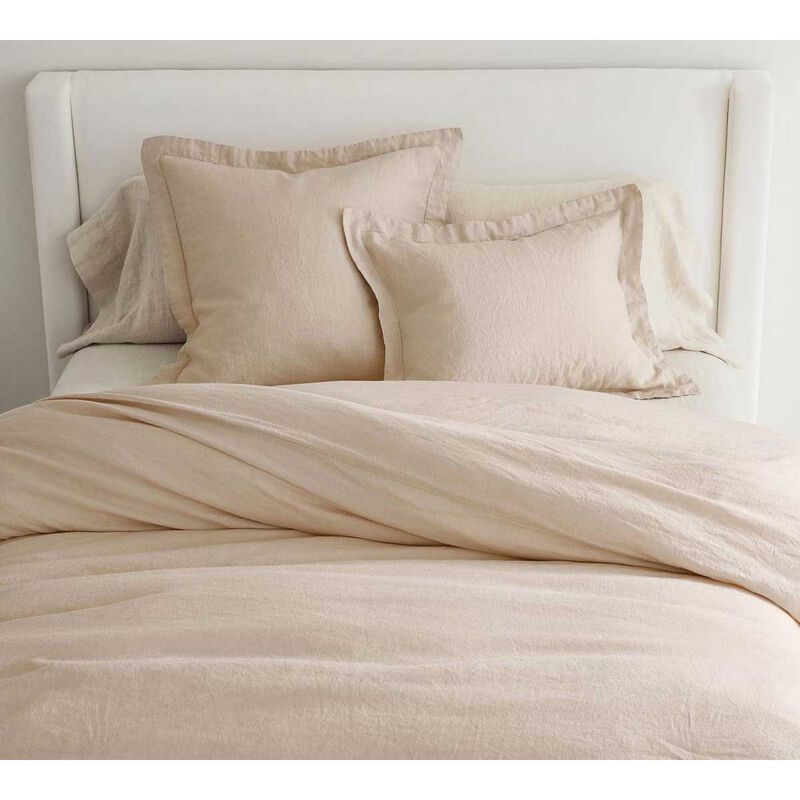 Pottery Barn Belgian Flax Linen Shams Rosewater image number 1