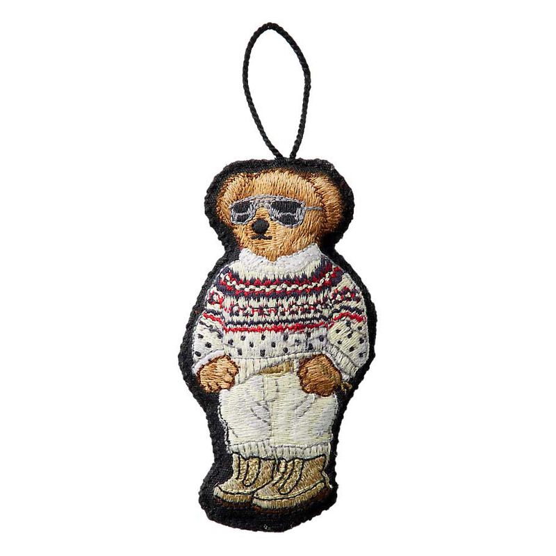 Polo Ralph Lauren Fair Isle Polo Bear Ornament image number 0