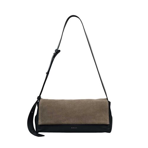 Radley The Annabel Suede Medium Flapover Shoulder