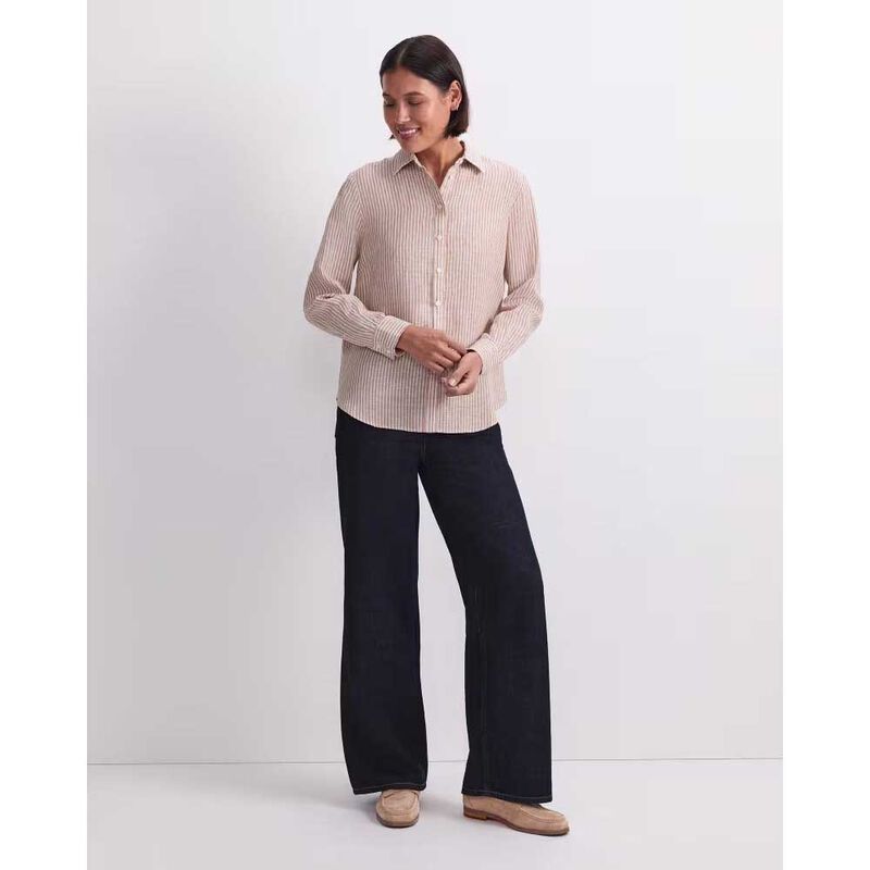 Sportscraft Dahlia Stripe Linen Shirt image number 3
