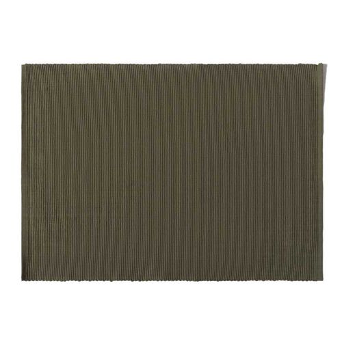 Città Ribbed Placemat Set Of 4 Olive 36.5x50cm