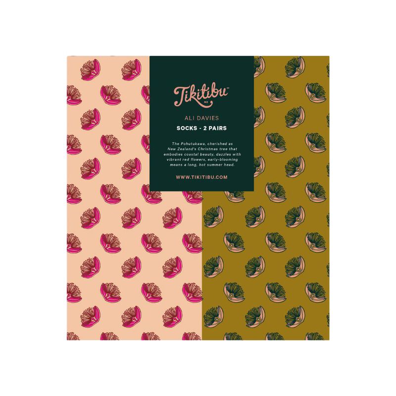 Ali Davies Pohutukawa Socks Boxed Set image number 0
