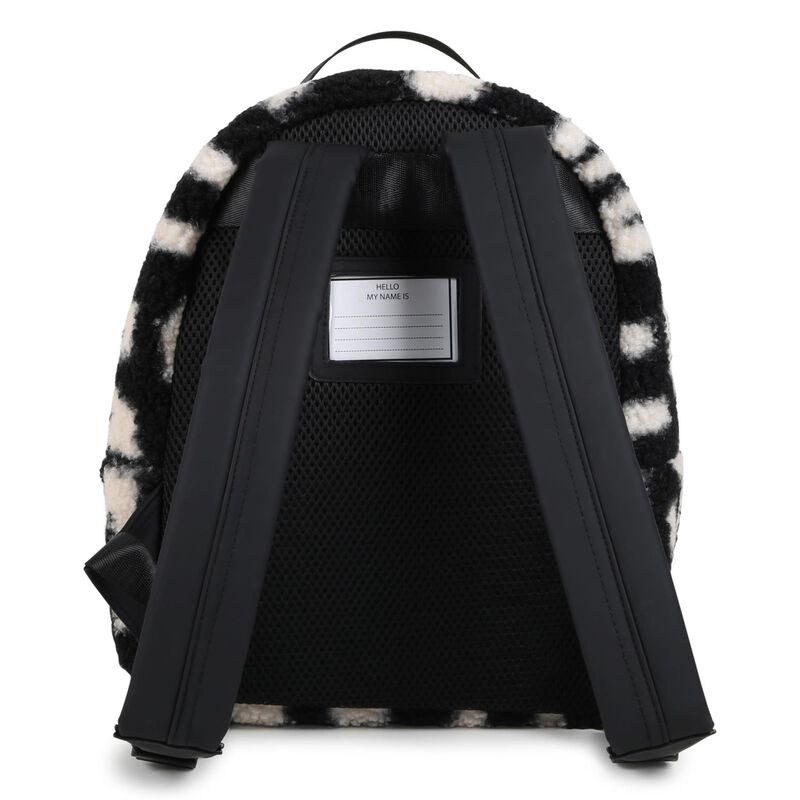 MARC JACOBS Faux Shearling Monogram Backpack image number 3