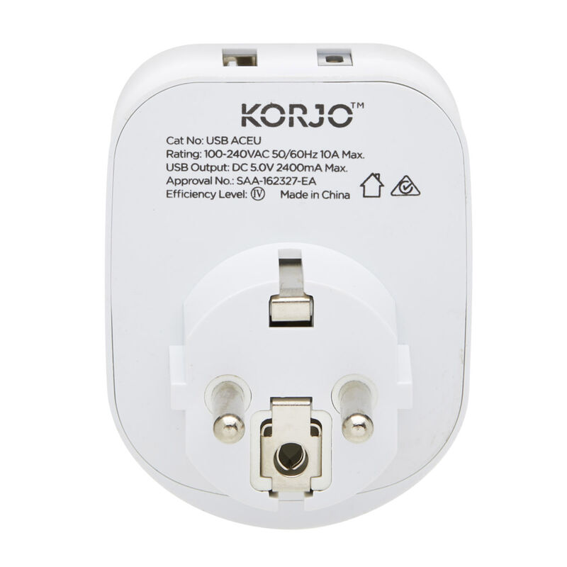 KORJO USB A&C Power Adaptor - Europe image number 2