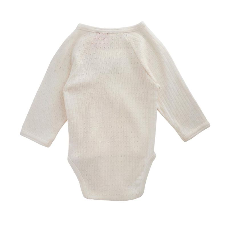 Nature Baby Pointelle Kimono Bodysuit image number 1