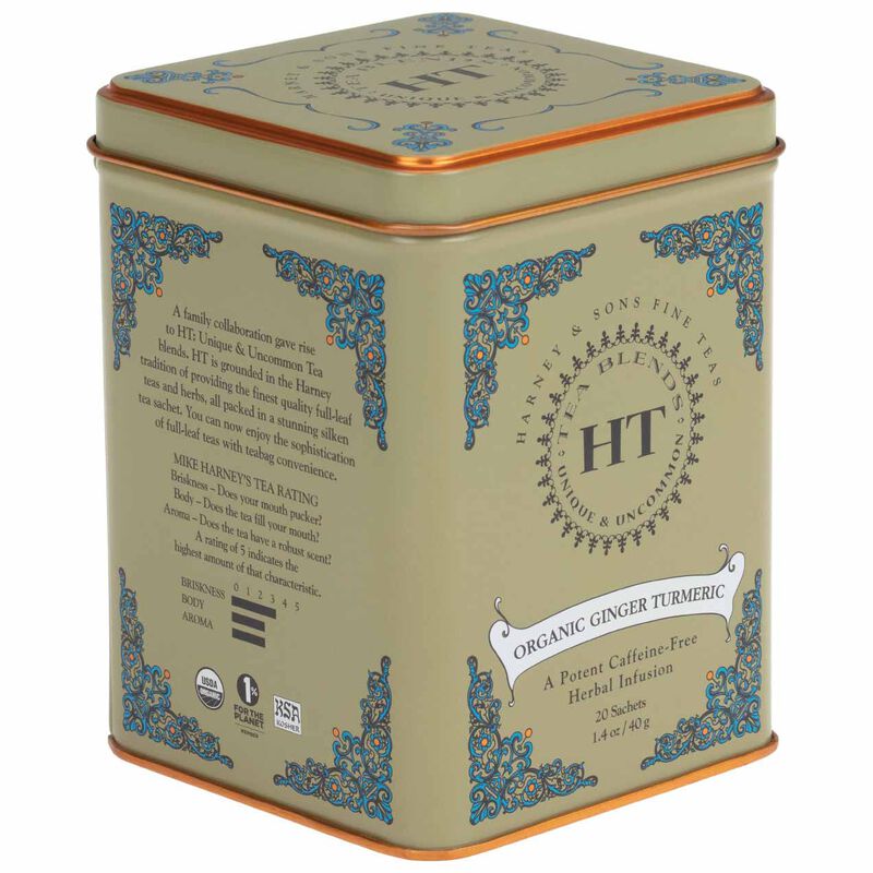 Harney & Sons HT Organic Ginger Turmeric Tin 20 Sachets image number 0