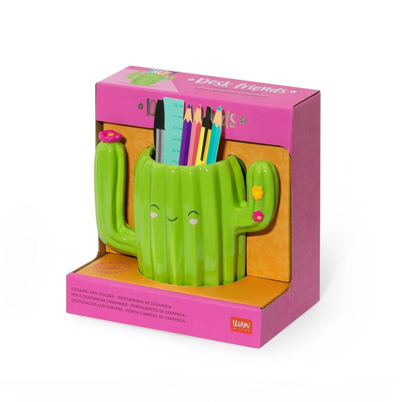 Legami Cactus Ceramic Pen Holder image number 1