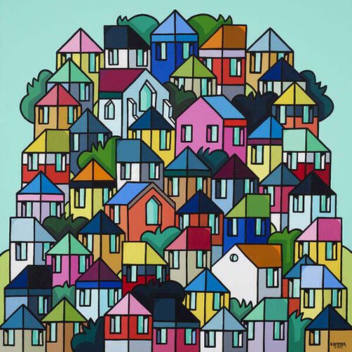 Nic Dempster Warehouse Conversion Matted Print