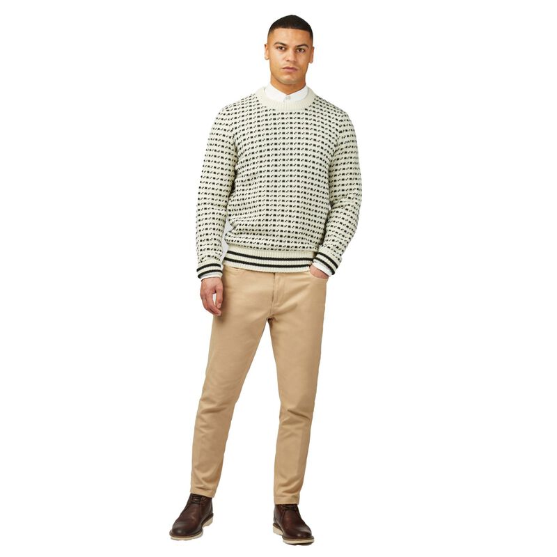 Ben Sherman Jacquard Crew image number 3