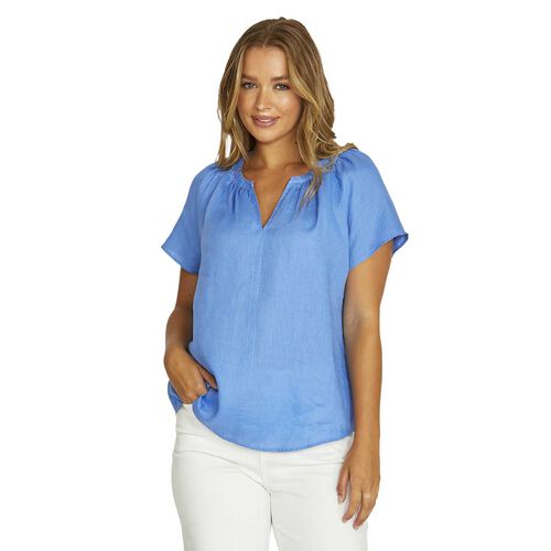 Jump Shirred Neck Top