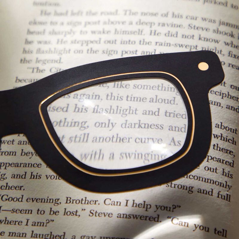 Galison Classic Readers Bookmark with Magnifier image number 2