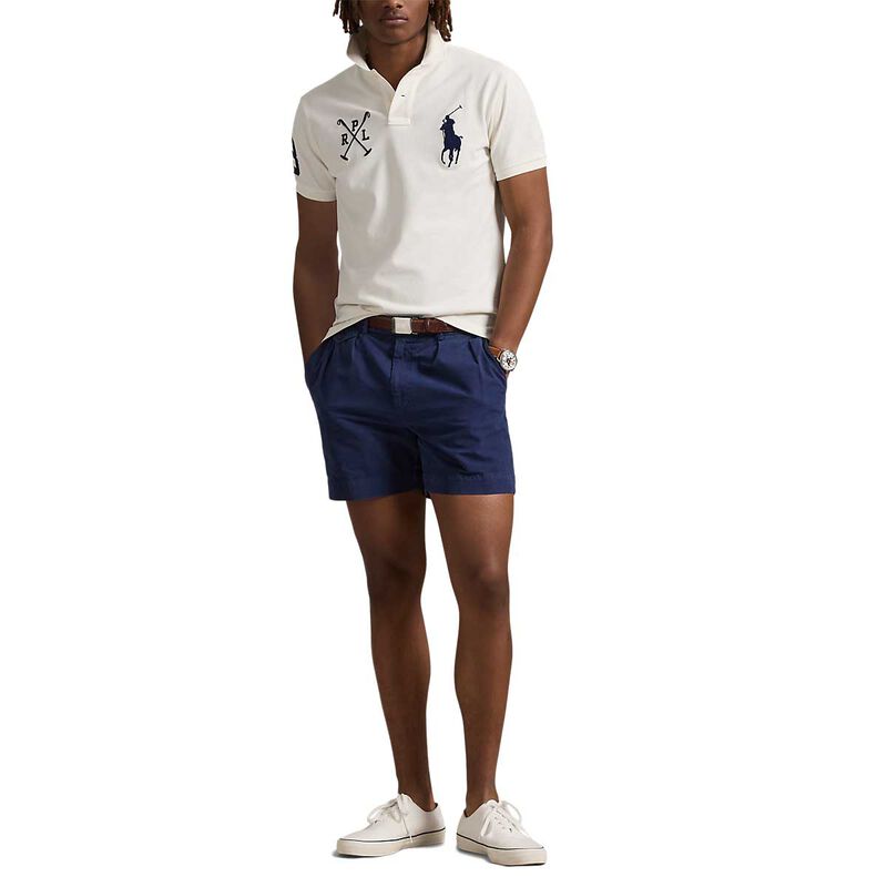 Polo Ralph Lauren Custom Slim Fit Big Pony Mesh Polo Shirt image number 3