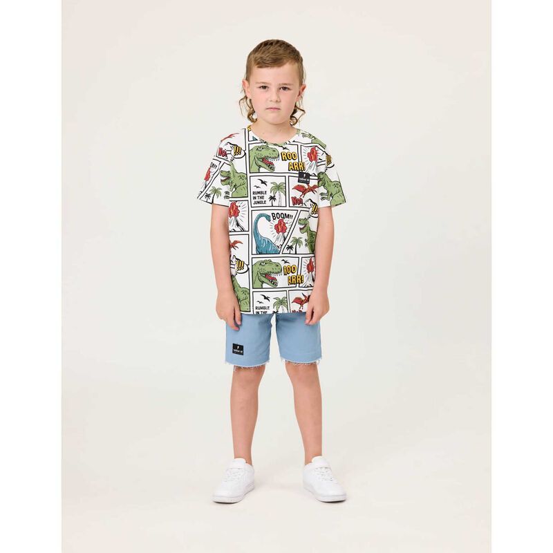 Radicool Dude Comic Dino Tee image number 1