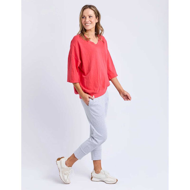 ELM Mazie Vee Neck Tee image number 3