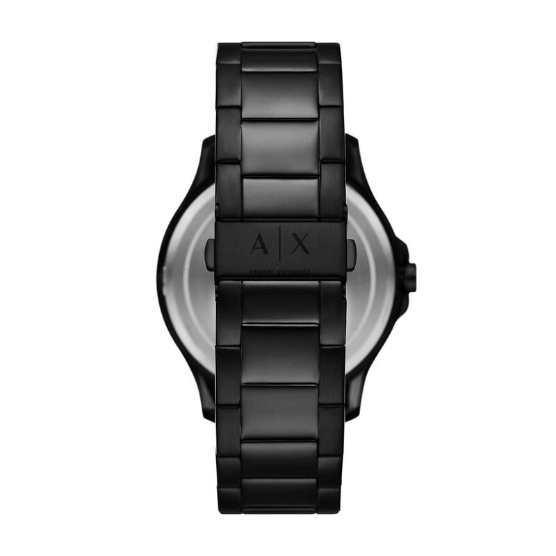 Armani Exchange Three-Hand Date Black Stainless Steel Watch AX2464 image number 1