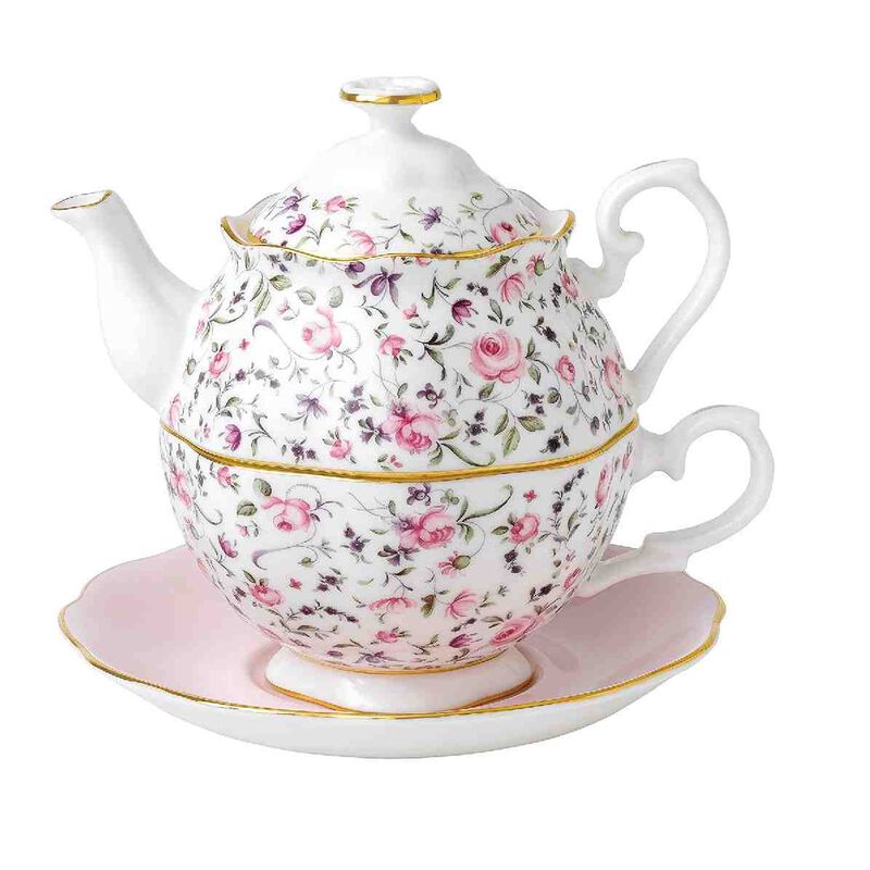 Royal Albert Rose Confetti Tea for One image number 0
