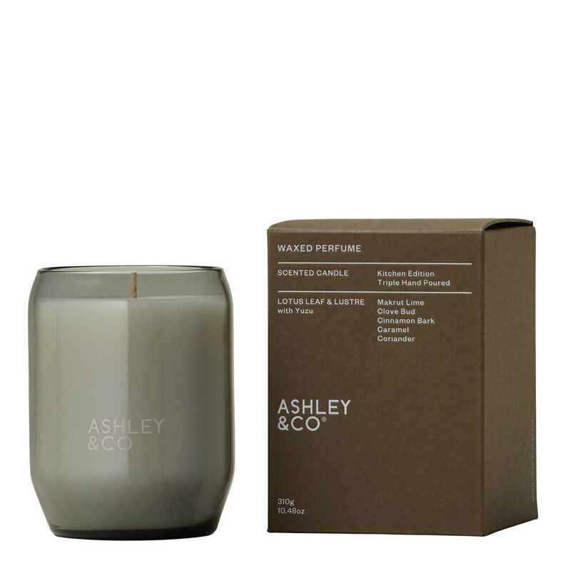 Ashley & Co Waxed Perfume Kitchen Canddle Lotus Leaf & Lustre + Yuzu 310g image number 0