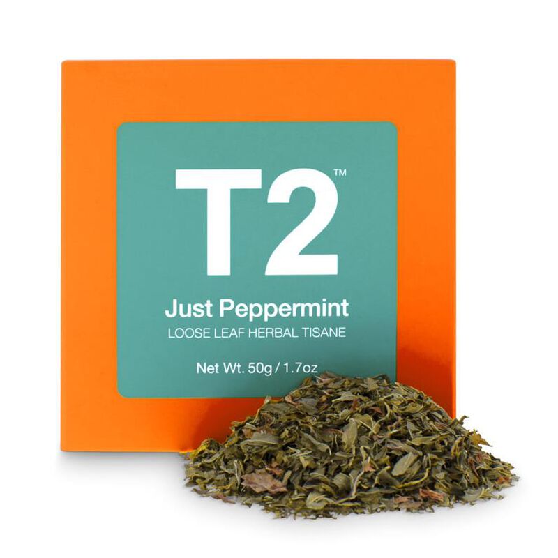 T2 Peppermint Loose Leaf Cube 50g image number 0