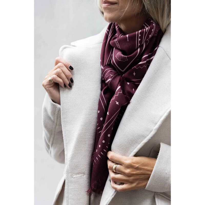 Dark Hampton x Ellie Compton The Hadfield Wool Silk Scarf image number 3