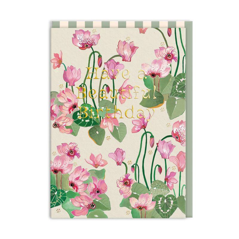 Cath Kidston Birthday Cyclamen Card image number 0