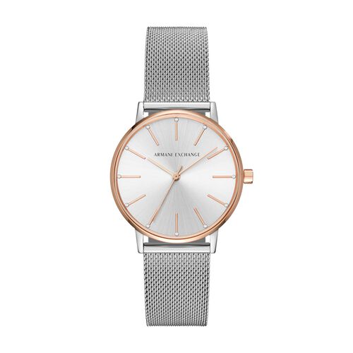 Armani Exchange Lola Silver-Tone Analogue Watch AX5537