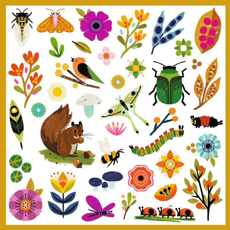 Djeco Stickers - Garden image number 3