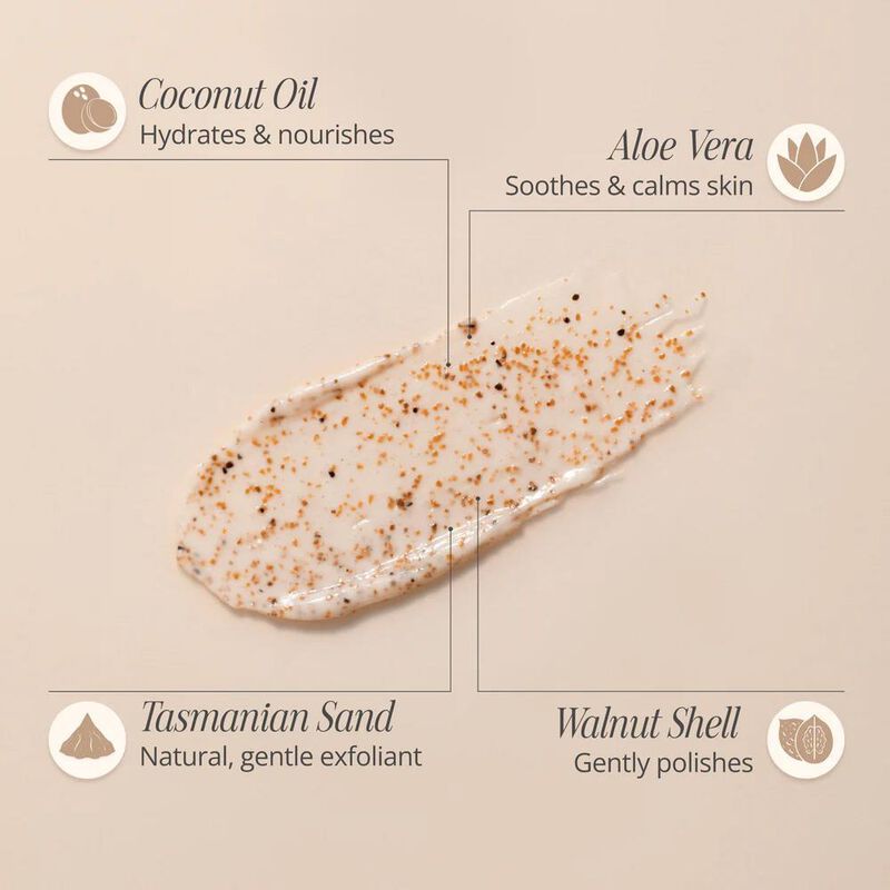 Three Warriors Tasmanian Sand Scrub 150g image number 1