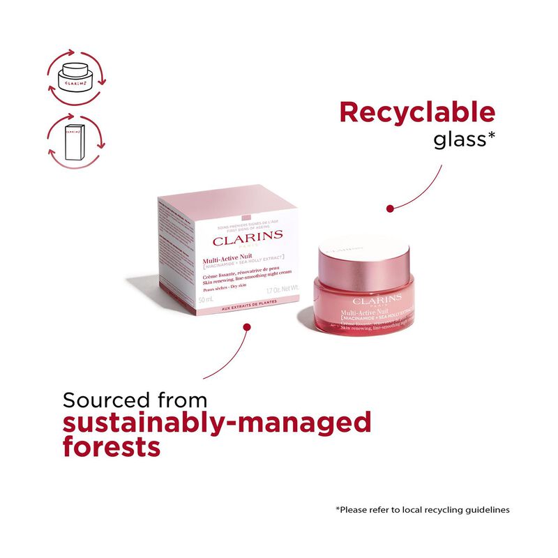 Clarins Multi-Active Night Cream Dry Skin 50ml image number 2