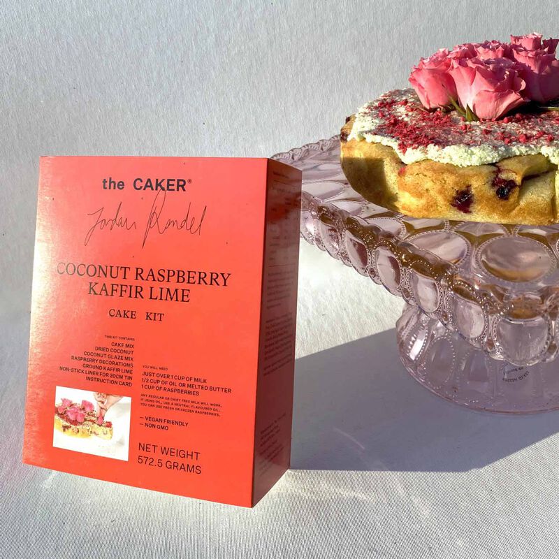 The Caker Coconut Raspberry Lime Cake Kit image number 3